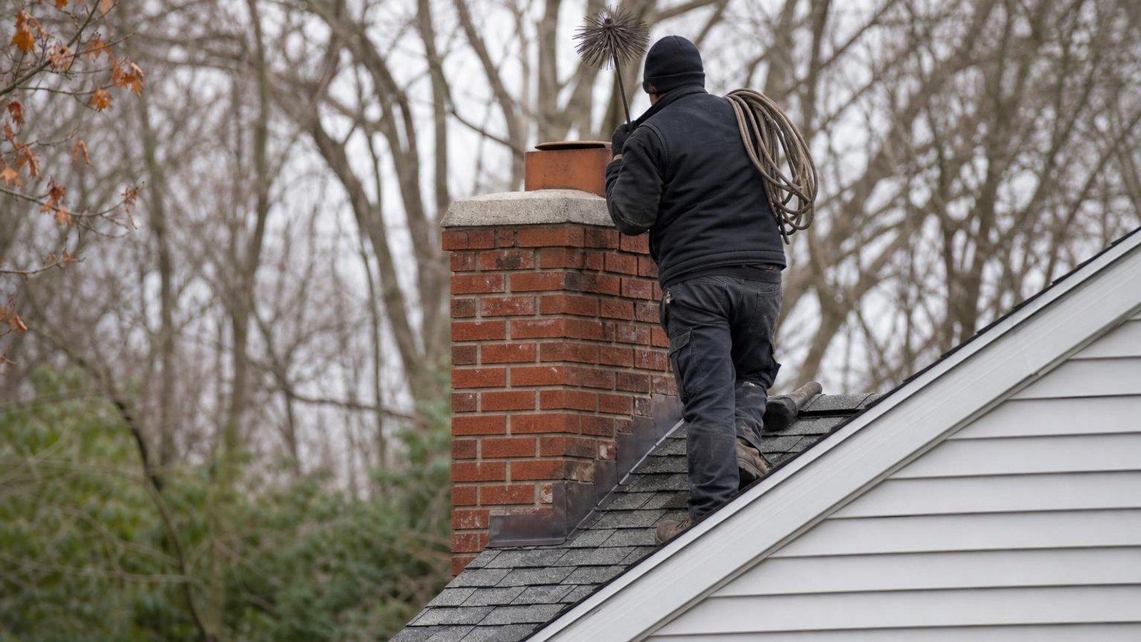 Practical chimney sweep & inspection in Montvale